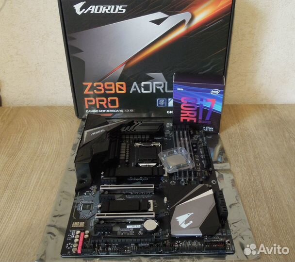 Intel Core i7-9700K \ Gigabyte Z390 Aorus Pro