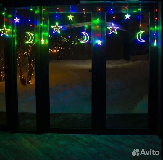 Гирлянда месяц