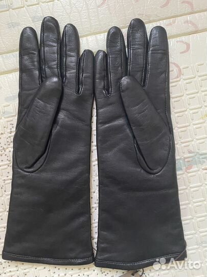 Перчатки новые кожаные Eleganzza размер 7