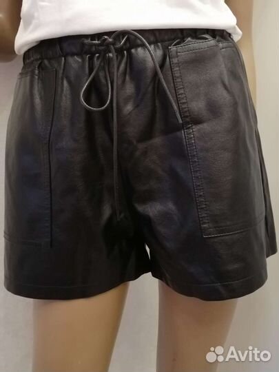 Шорты новые кожа