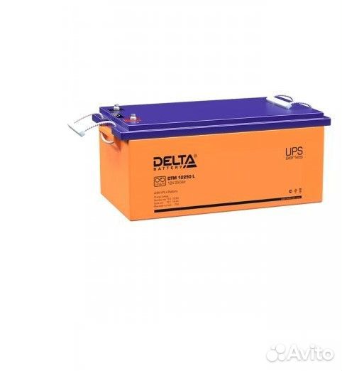 Аккумулятор Delta DTM 12250 L (12V / 250Ah)