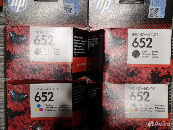 Картриджи hp 652