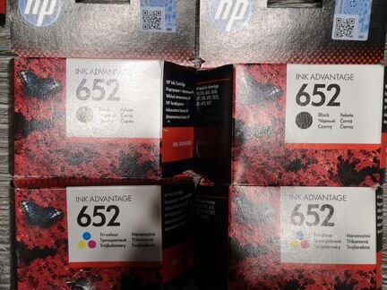 Картриджи hp 652