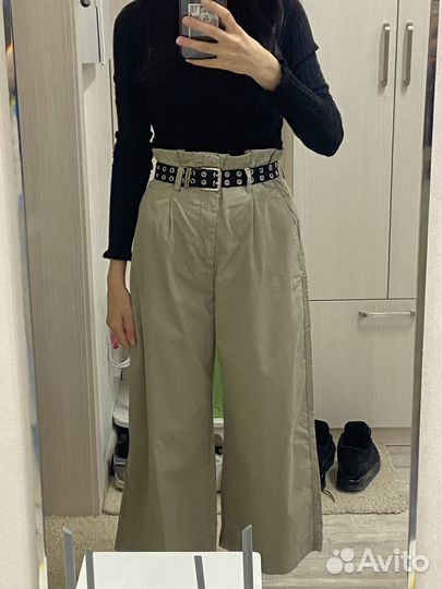 Широкие брюки h&m