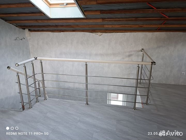 Перила из нержавейки под ключ