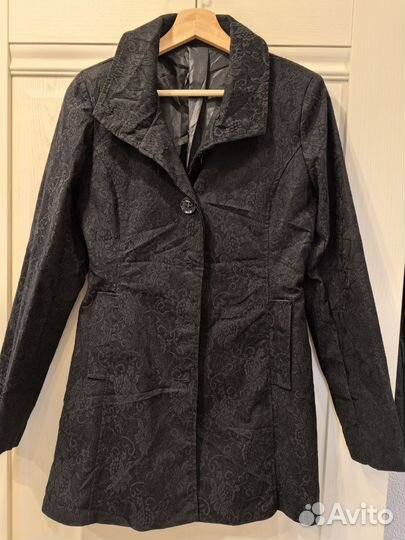 Пальто кружевное, хлопок, S-M