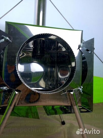 Походная печь Пошехонка Малая на 15 л. c 3Д экрана