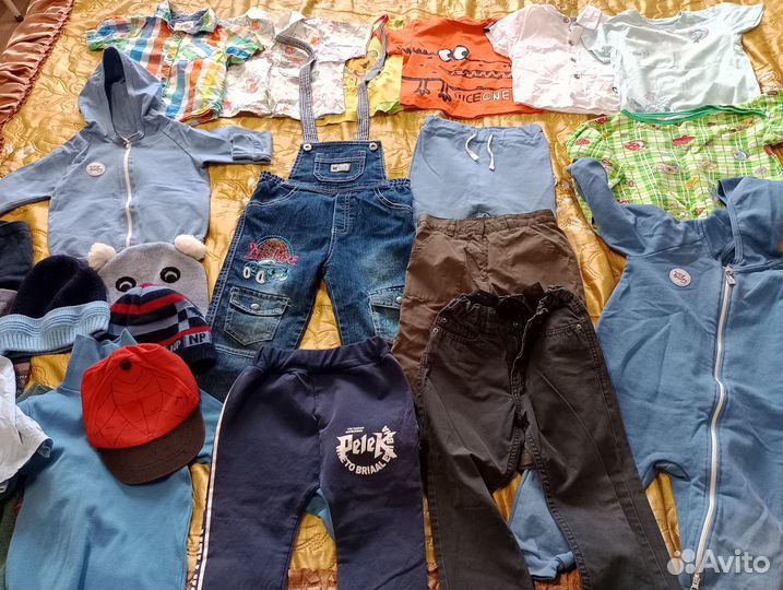 Вещи пакетом на мальчика 80-86-92, цена за всё