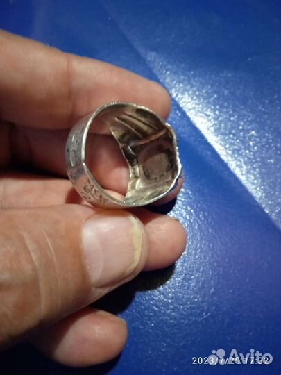 Мужская печатка серебро и кулон