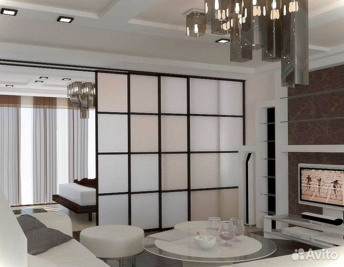 Перегородки раздвижные