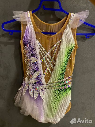 Купальник гимнастический для выступлений 128