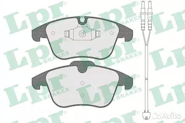 Колодки тормозные citroen C5 1.6-2.0 08- передние
