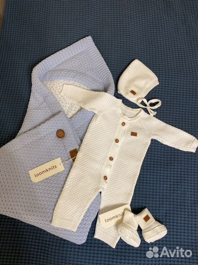 Конверт - плед 2 в 1 Universal вязаный Loomknits