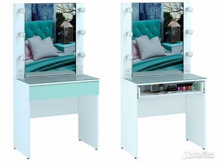 Туалетный столик с зеркалом и подсветкой