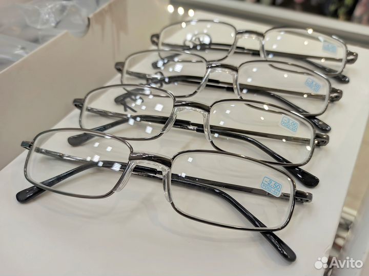 Готовые очки для зрения с диоптриями от -6 до +6