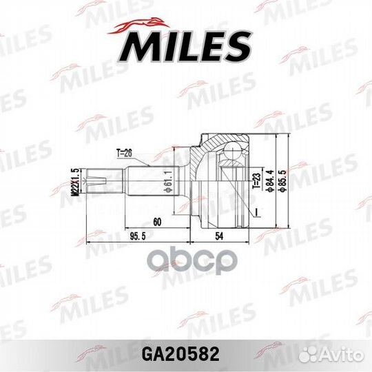 ШРУС toyota auris E150/corolla X E150 1.3-1.6 0