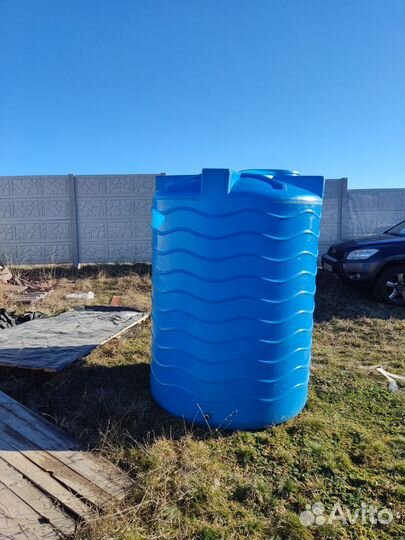 Бочка пластиковая 2000 л. (еврокуб, бак для воды)
