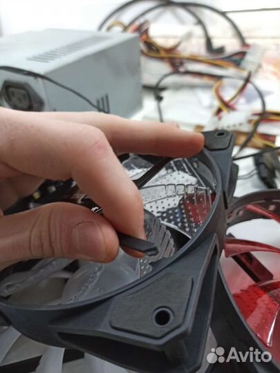 Кулер цветной вентилятор для корпуса компьютера пк