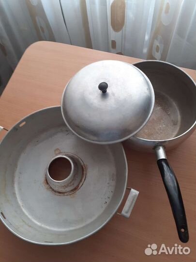 Форма для выпечки ссср,кастрюля-ковш на 3л