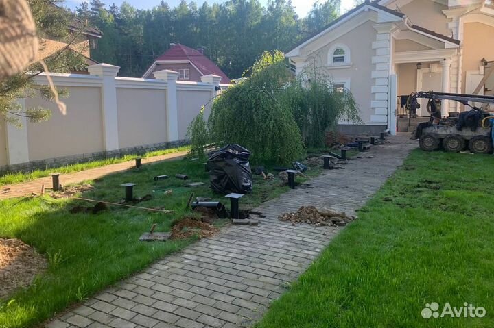 Винтовые сваи 108 2500 с монтажем