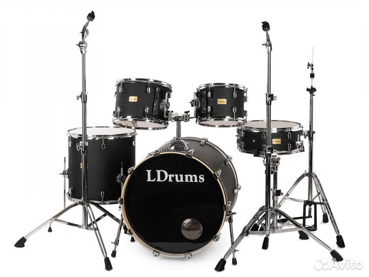 Барабанная установка, черная LDrums 5001013