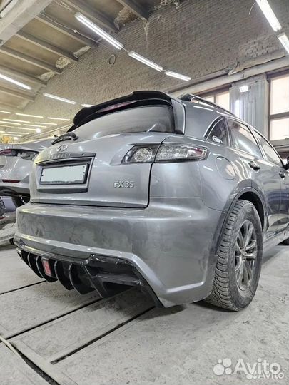 Тюнинг задний бампер для Infiniti fx35 fx45