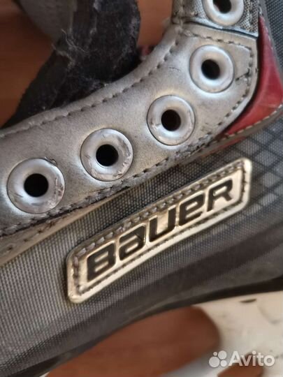 Детские хоккейные коньки bauer