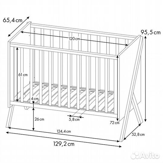 Кроватка для новорожденных