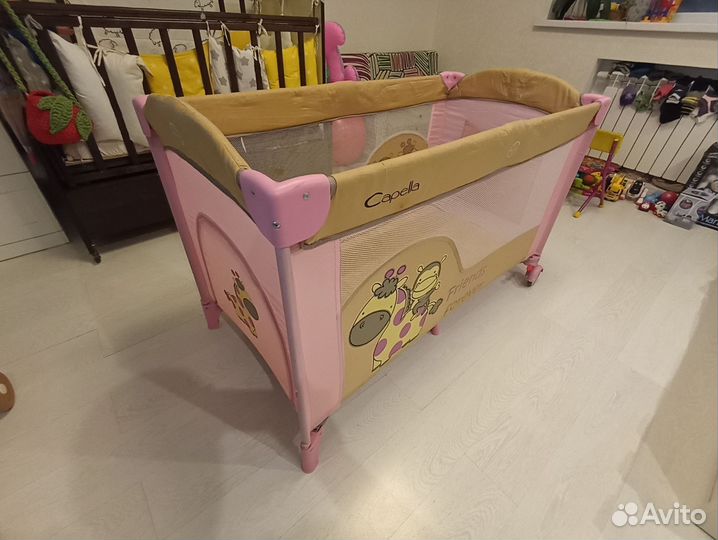 Манеж-кровать Capella Sweet Time Jungle