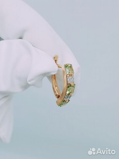Золотые серьги 585 проба