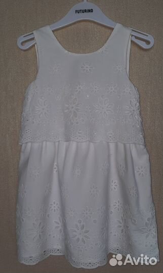 Платье белое для девочки