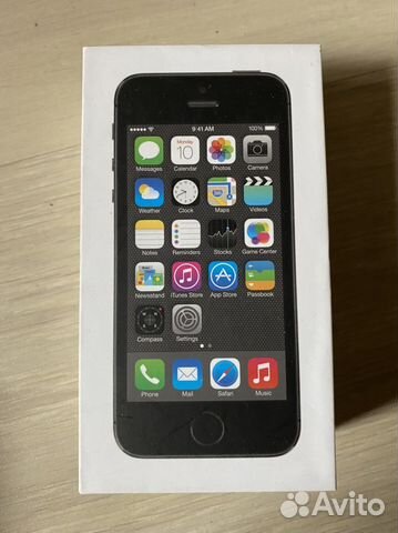 Коробка от iPhone 5s