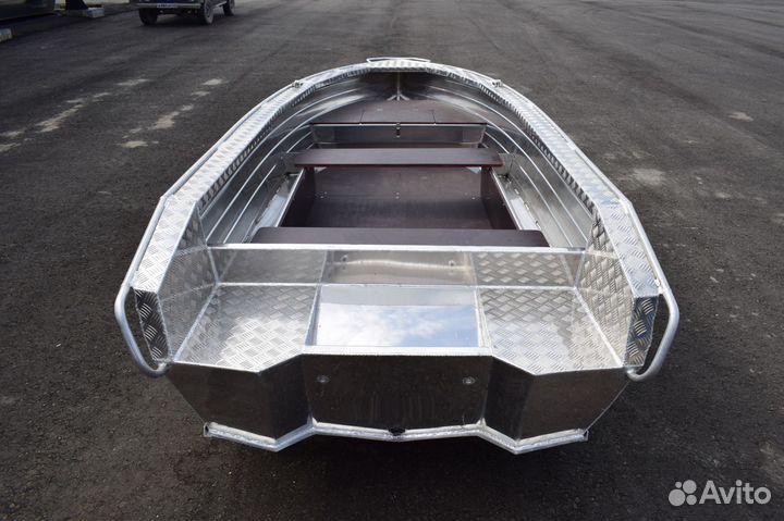 Новая лодка с Увеличенными бортами Wyatboat 390Р