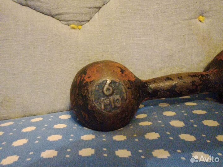 Гантеля 6 кг СССР