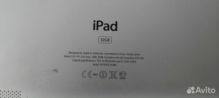 Apple iPad 3 Wi-Fi 32 Gb A1416