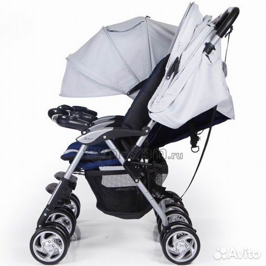 Прогулочная коляска для двойни бу