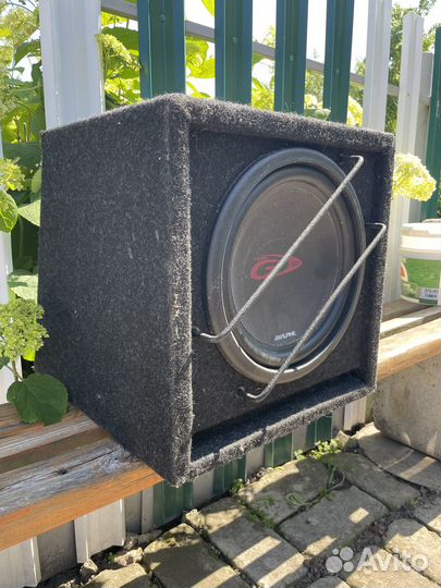 Сабвуфер Alpine sbg-1044 BR