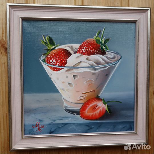 Картина маслом миниатюра 