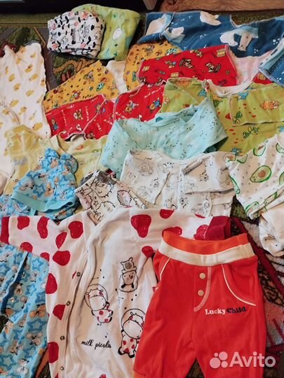 Вещи на новорождённого от 50 р до 74