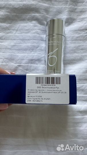 Основа под макияж с spf 30 zein obagi