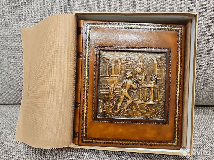 Альбом кожаный для фотографий Италия. Новый