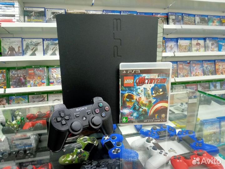 Sony PlayStation 3 Slim 160GB + игра Lego Мстители
