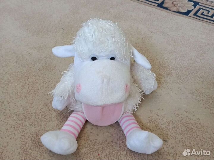 Мягкая игрушка овечка на руку