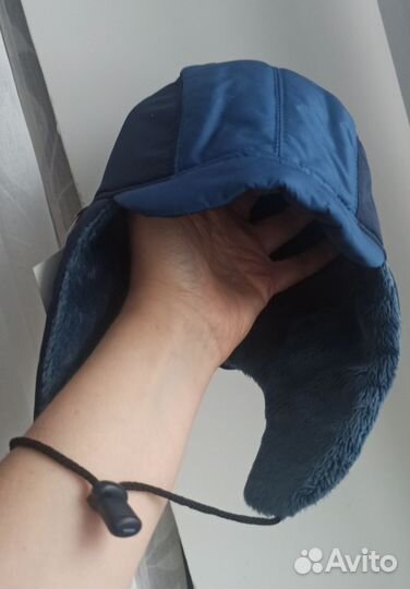 Шапка ушанка с козырьком новая размер 54