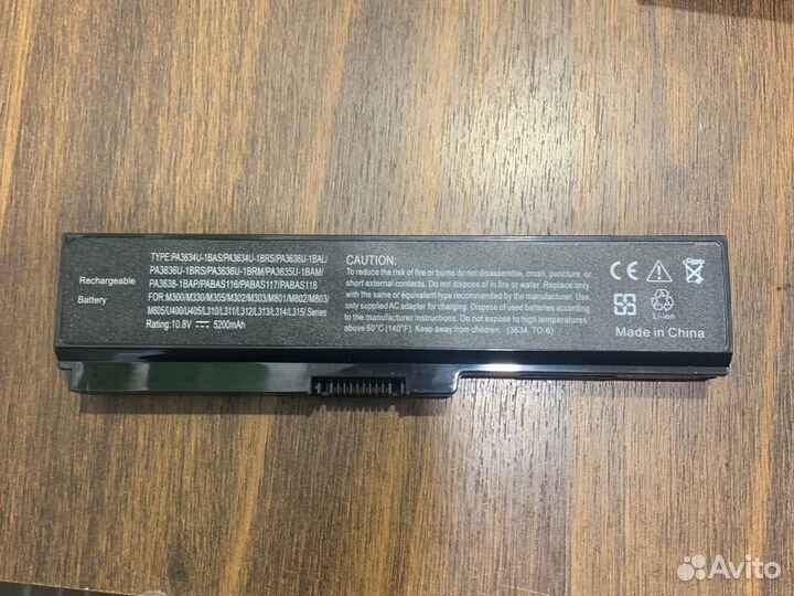 Новый Аккумулятор для ноутбука toshiba c660 и др