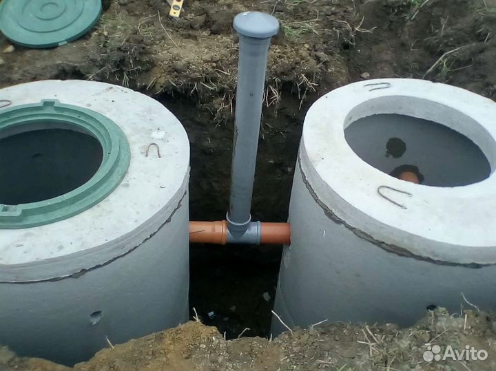 Кольца жби для бетонного септика и канализации