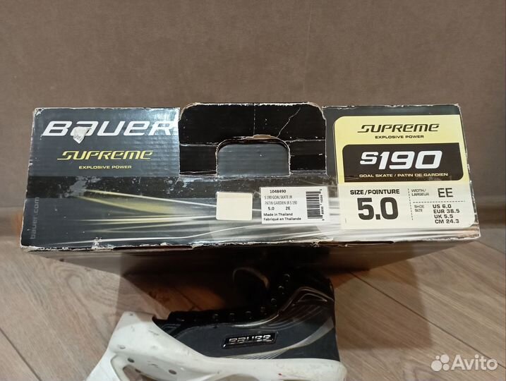 Вратарские коньки bauer