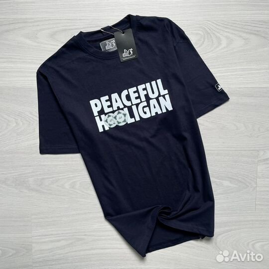 Футболка Peaceful Hooligan Tango Navy