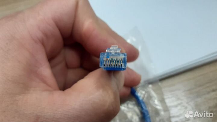 Патчкорд RJ-45, 5е, 1 метр в ассортименте