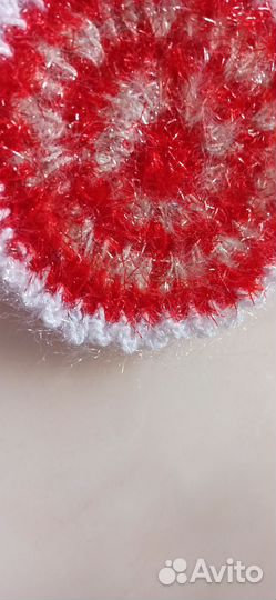 Мочалка ручной работы.вязание крючком